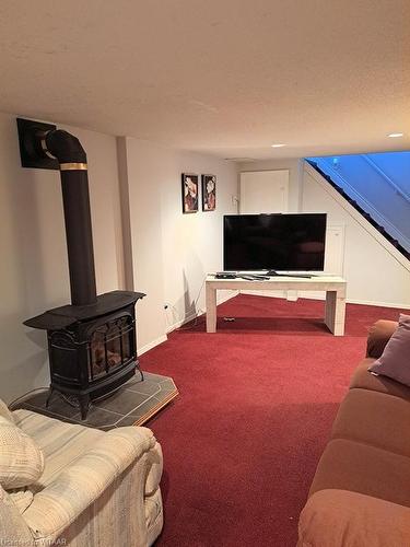 38 Golfdale Road, Brantford, ON - Indoor Photo Showing Living Room With Fireplace