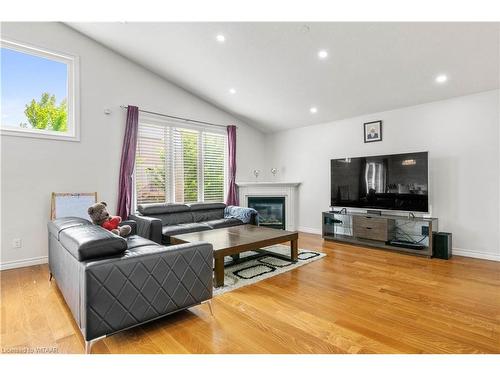 451 Fairway Road, Woodstock, ON - Indoor Photo Showing Living Room With Fireplace