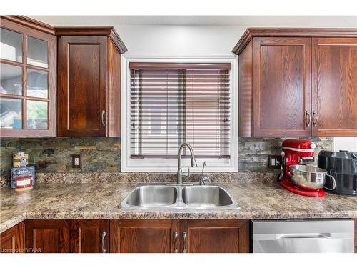 451 Fairway Road, Woodstock, ON - Indoor Photo Showing Kitchen With Double Sink