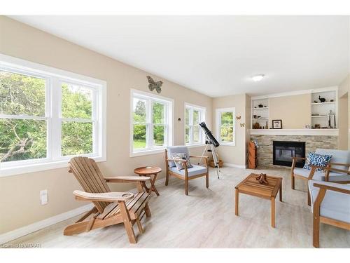 2148 Cromarty Drive, Thames Centre, ON - Indoor Photo Showing Living Room With Fireplace