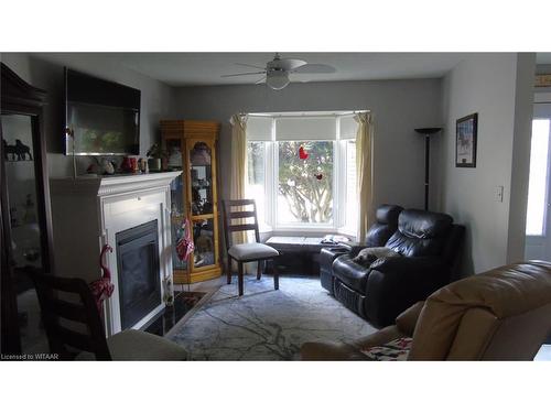 40 Seres Drive, Tillsonburg, ON - Indoor Photo Showing Living Room With Fireplace