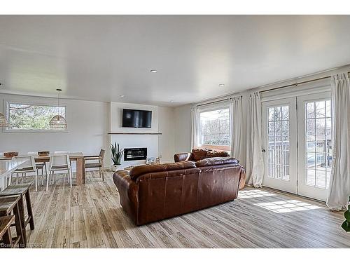 639 Main Street, Sauble Beach, ON - Indoor Photo Showing Living Room With Fireplace