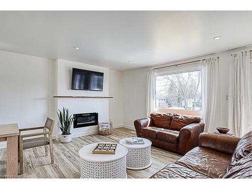 639 Main Street, Sauble Beach, ON - Indoor Photo Showing Living Room With Fireplace