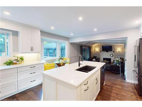 248 Light Street, Woodstock, ON - Indoor Photo Showing Kitchen With Double Sink