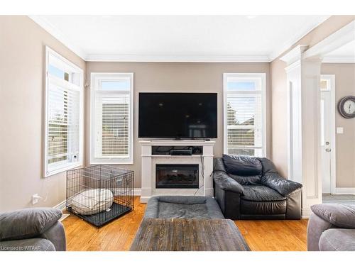 78 Oliver Crescent, Thamesford, ON - Indoor Photo Showing Living Room With Fireplace