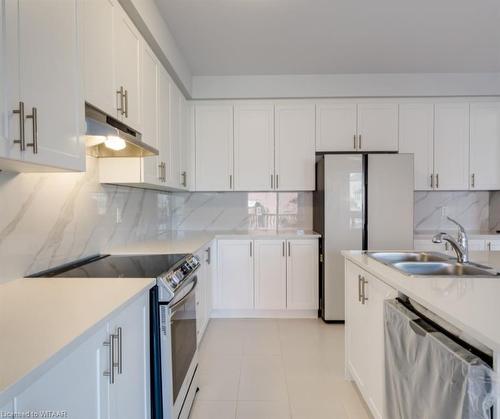 1427 Upper Thames Drive, Woodstock, ON - Indoor Photo Showing Kitchen With Double Sink With Upgraded Kitchen