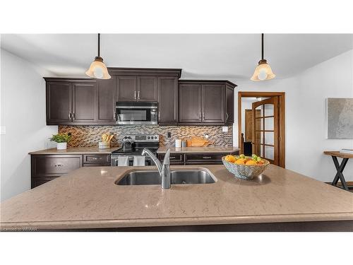 36096 Scotch Line Road, Port Stanley, ON - Indoor Photo Showing Kitchen With Double Sink With Upgraded Kitchen