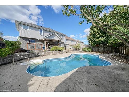 468 Lakeview Drive, Woodstock, ON - Outdoor With In Ground Pool With Deck Patio Veranda With Backyard