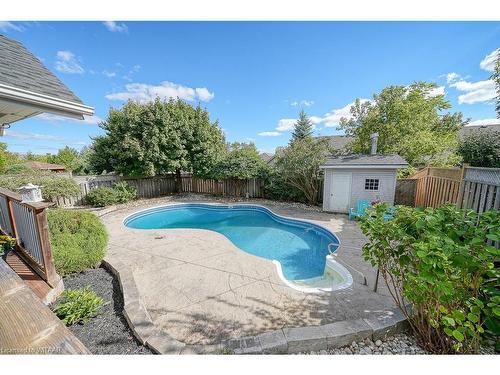 468 Lakeview Drive, Woodstock, ON - Outdoor With In Ground Pool With Deck Patio Veranda With Backyard