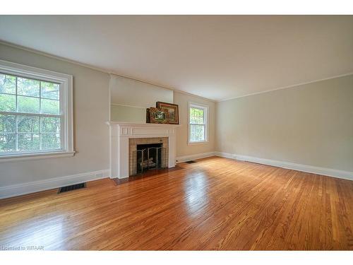 279 Light Street, Woodstock, ON - Indoor Photo Showing Living Room With Fireplace