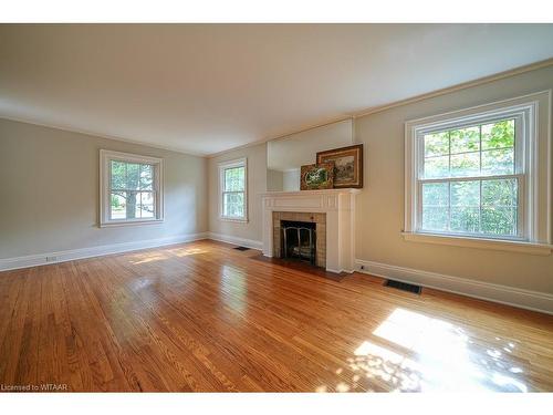 279 Light Street, Woodstock, ON - Indoor Photo Showing Living Room With Fireplace