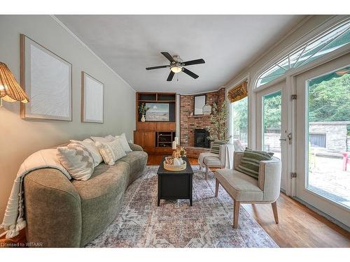 279 Light Street, Woodstock, ON - Indoor Photo Showing Living Room With Fireplace