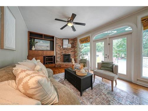 279 Light Street, Woodstock, ON - Indoor Photo Showing Living Room With Fireplace