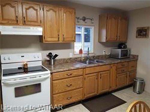 334319 Rossland Line, Ingersoll, ON - Indoor Photo Showing Kitchen With Double Sink