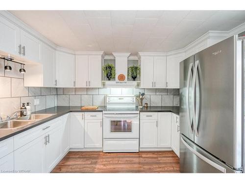 955 Mid Nwal Townline Road, Norfolk County, ON - Indoor Photo Showing Kitchen With Double Sink