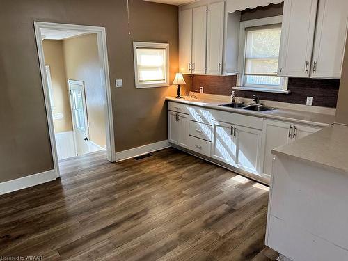 25 Fourth Street, Tillsonburg, ON - Indoor Photo Showing Kitchen With Double Sink