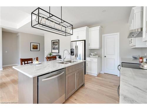 46 Matheson Crescent, Innerkip, ON - Indoor Photo Showing Kitchen With Double Sink