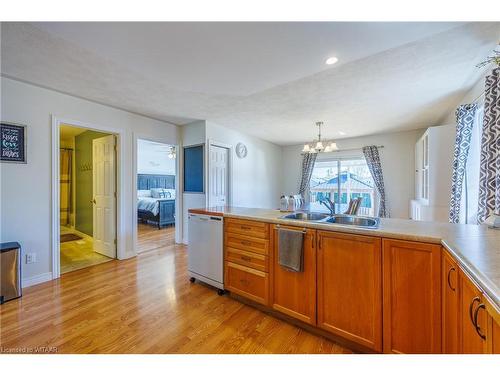 207 North Street E, Tillsonburg, ON - Indoor Photo Showing Kitchen With Double Sink