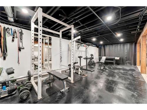 584455 Beachville Road, Beachville, ON - Indoor Photo Showing Gym Room