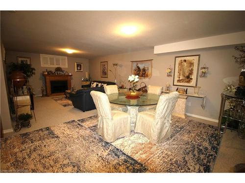 5-150 Oak Street, Simcoe, ON - Indoor With Fireplace