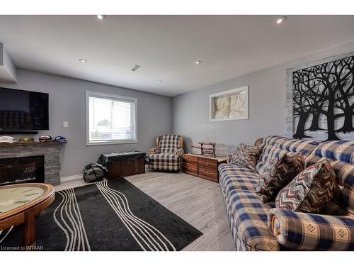 531 Champlain Avenue, Woodstock, ON - Indoor Photo Showing Living Room With Fireplace