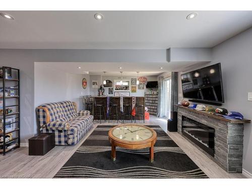 531 Champlain Avenue, Woodstock, ON - Indoor Photo Showing Living Room With Fireplace