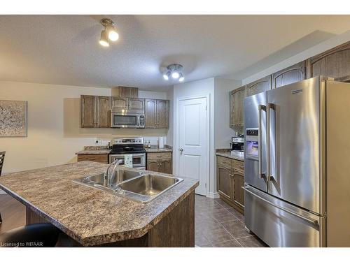 1154 Caen Avenue, Woodstock, ON - Indoor Photo Showing Kitchen With Double Sink