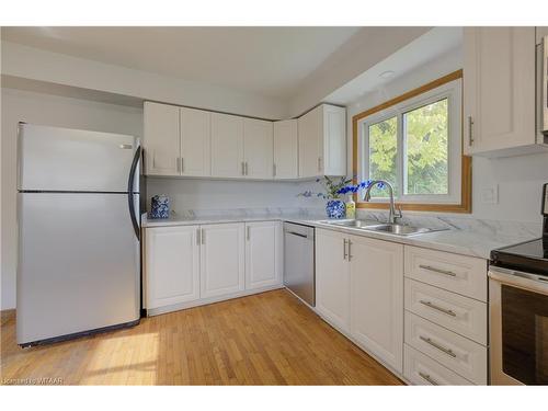 745160 Oxford Road 17 Road, Woodstock, ON - Indoor Photo Showing Kitchen With Double Sink