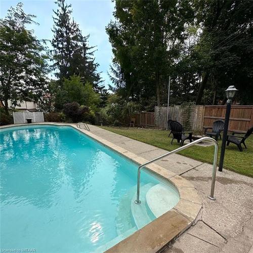 596 Grant Street, Woodstock, ON - Outdoor With In Ground Pool With Backyard