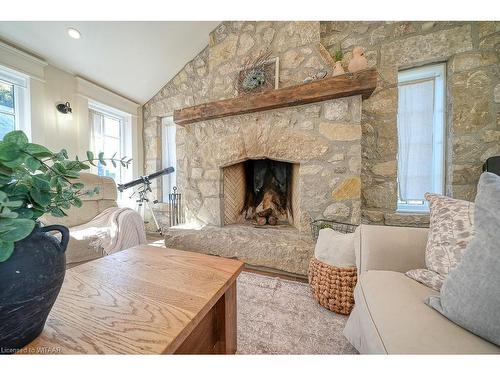 21 Oriole Crescent, Woodstock, ON - Indoor Photo Showing Living Room With Fireplace