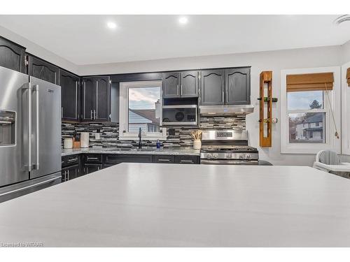 2 Cedar Street, Ingersoll, ON - Indoor Photo Showing Kitchen With Double Sink With Upgraded Kitchen