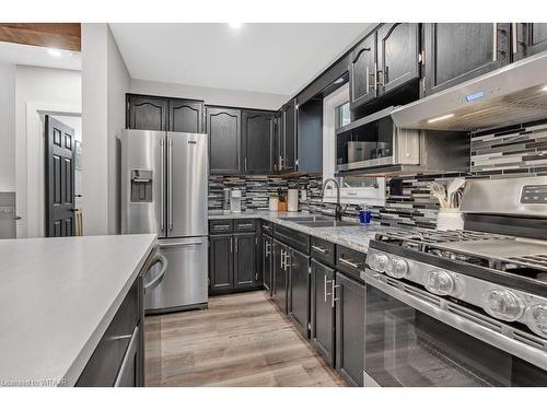 2 Cedar Street, Ingersoll, ON - Indoor Photo Showing Kitchen With Double Sink With Upgraded Kitchen