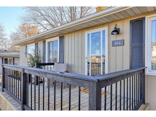 994 Alice Street, Woodstock, ON - Outdoor With Deck Patio Veranda With Exterior