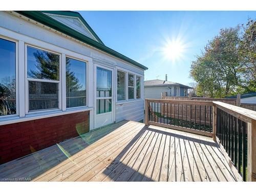 116 East Park Drive, Woodstock, ON - Outdoor With Deck Patio Veranda With Exterior