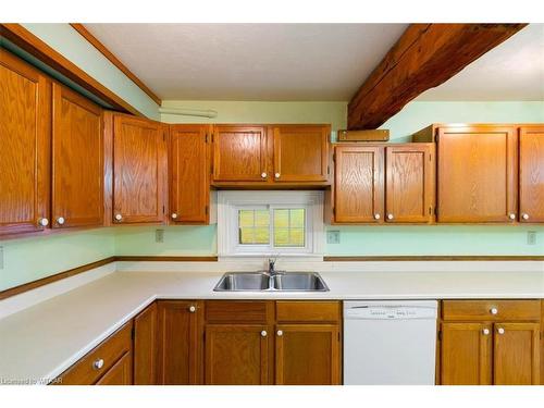 301 Plowmans Line, Tillsonburg, ON - Indoor Photo Showing Kitchen With Double Sink