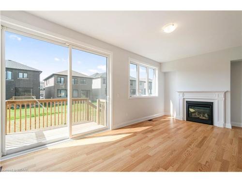 255 Harwood Avenue, Woodstock, ON - Indoor Photo Showing Living Room With Fireplace