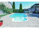 905 Woodbine Court, Kitchener, ON  - Outdoor With In Ground Pool With Backyard 