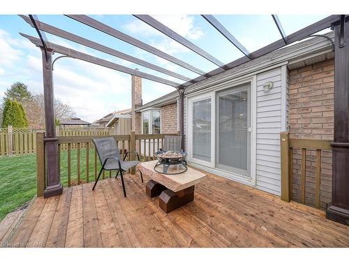 22 Coxwell Crescent, Brantford, ON - Outdoor With Deck Patio Veranda With Exterior