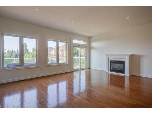 2 Green Gable Place, Woodstock, ON - Indoor With Fireplace