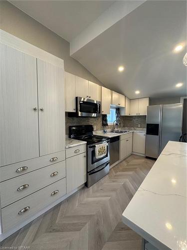 66 Inkerman Street, Ingersoll, ON - Indoor Photo Showing Kitchen With Double Sink