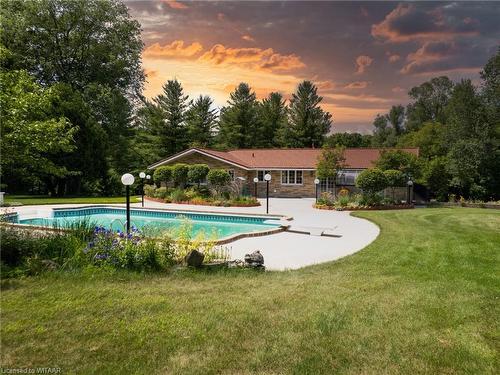 266132 Maple Dell Road, Norwich (Twp), ON - Outdoor With In Ground Pool