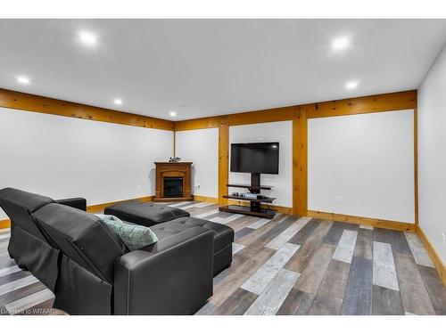 1293 North Road, Langton, ON - Indoor With Fireplace