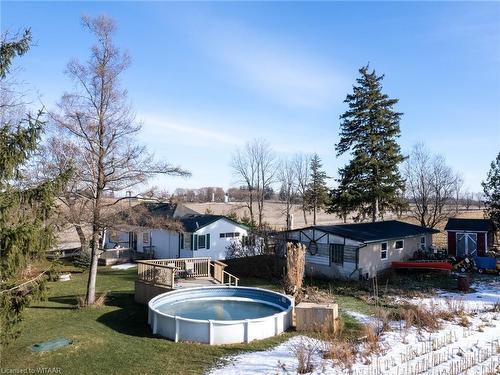 474593 Dodge Line, Beachville, ON - Outdoor With Above Ground Pool