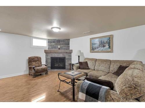 8 Woodcock Drive, Tillsonburg, ON - Indoor Photo Showing Living Room With Fireplace