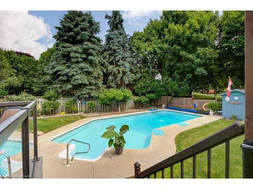 8 Woodcock Drive, Tillsonburg, ON - Outdoor With In Ground Pool With Backyard