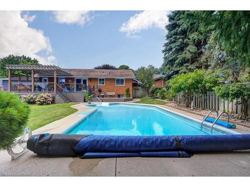 8 Woodcock Drive, Tillsonburg, ON - Outdoor With In Ground Pool With Backyard