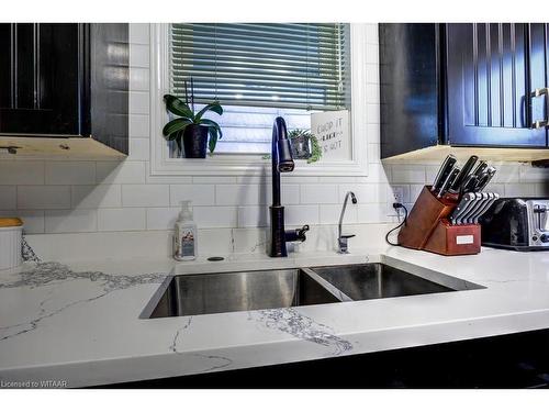 32 Pearl Street, Tillsonburg, ON - Indoor Photo Showing Kitchen With Double Sink