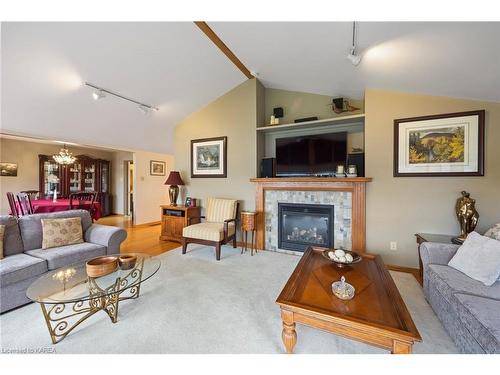 478 Sherman Point Road, Napanee, ON - Indoor Photo Showing Living Room With Fireplace