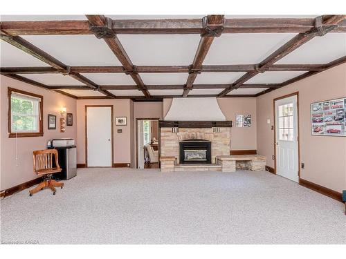 100 Maple Street S, Gananoque, ON - Indoor Photo Showing Other Room With Fireplace