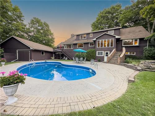 100 Maple Street S, Gananoque, ON - Outdoor With In Ground Pool